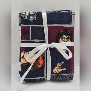 Harry Potter Hogwarts 5 Pieces Fat Quarters Stax 100% Cotton Craft Quilt NEW Set